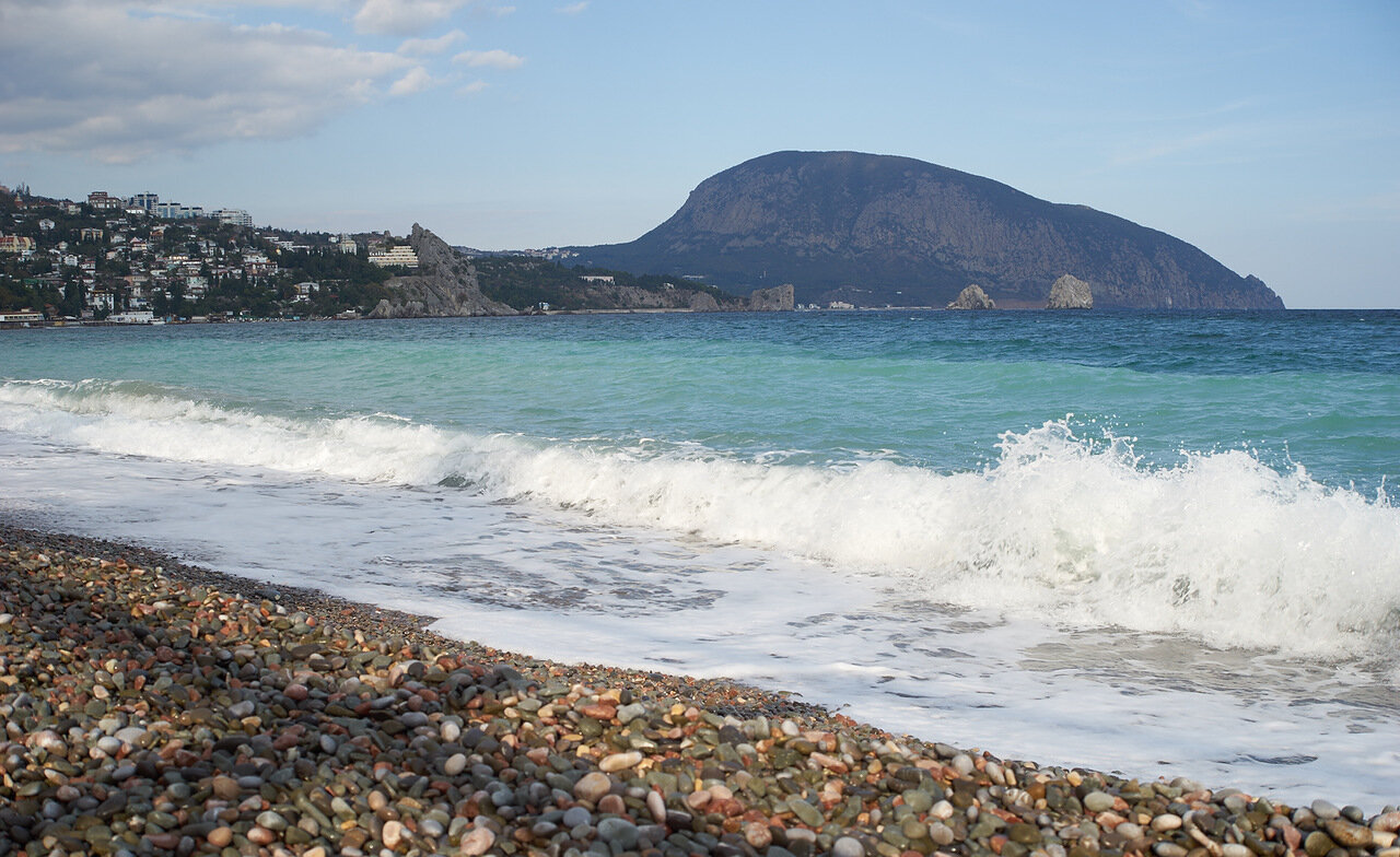 Ялта черное море пляж