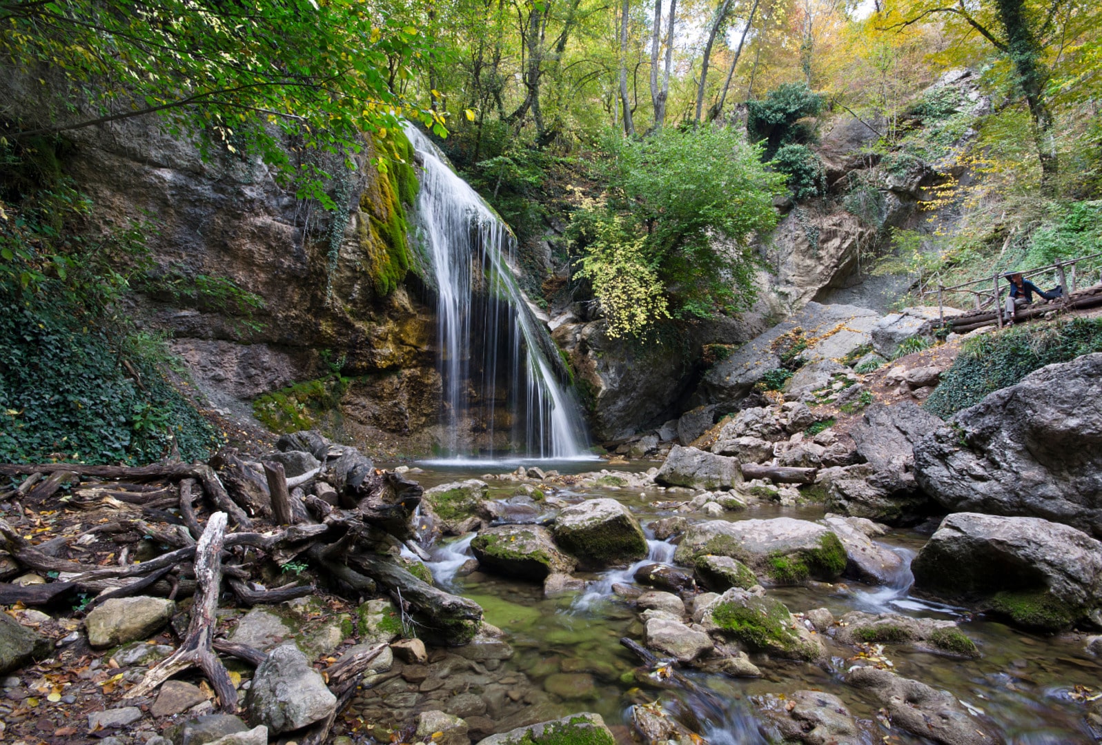 Водопад Джур-Джур в Малореченское, Крым